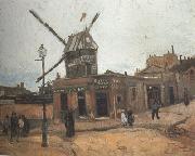 Vincent Van Gogh Le Moulin de la Galette (nn04) oil